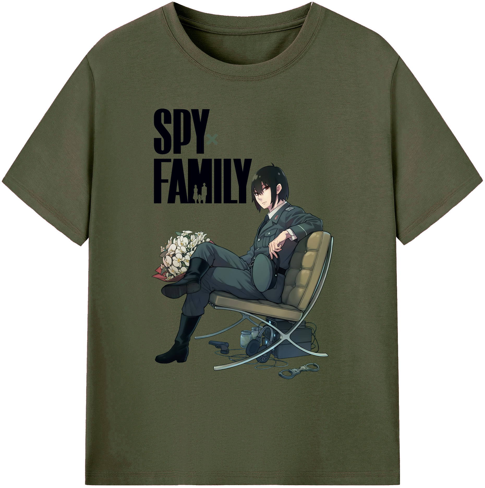 （画像用） SPY×FAMILY间谍家家酒 綿100％ メンズ半袖Tシャツ｜肌触りやわらか＆通気性